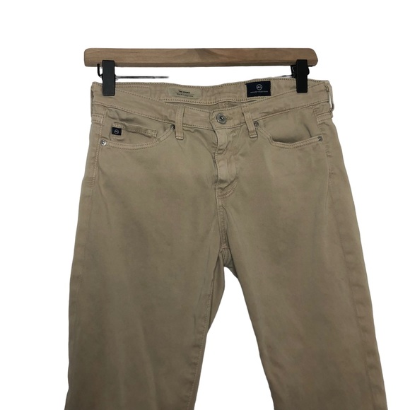 Adriano Goldschmied The Prima Mid-Rise Cigarette Cropped Skinny Khaki Pants - Picture 2 of 13